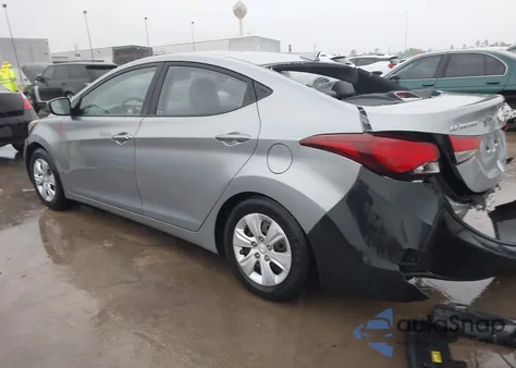 2016 Hyundai Elantra Se/Sport/Limited from USA, damaged, VIN 5NPDH4AE3GH742613